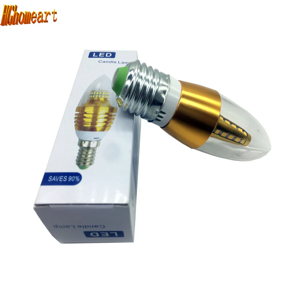 HGhomeart 110V-220V 5W Led Candle Bulb E27 E14 Led Bulb Lamp Light-emitting Diode LED Light Bulbs for Crystal Chandelier Lamps
HGhomeart 110V-220V 5W Led Candle Bulb E27 E14 Led Bulb Lamp Light-emitting Diode LED Light Bulbs for Crystal Chandelier Lamps