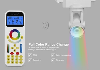 LED Remote Control FUT090 2.4GHz with LCD Screen Max 99 Zones Control for Mi.Light LED Tracklight or LS1 4 in 1 Smart Controller
LED Remote Control FUT090 2.4GHz with LCD Screen Max 99 Zones Control for Mi.Light LED Tracklight or LS1 4 in 1 Smart Controller