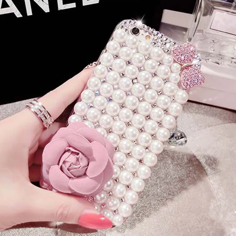 luxury Pearl Rhinestone Diamond Crystal Glitter Flower Case Cover For Iphone 11 Pro Max X XS MAX XR 6 6S 7 8 Plus(Bowknot Pearl)
luxury Pearl Rhinestone Diamond Crystal Glitter Flower Case Cover For Iphone 11 Pro Max X XS MAX XR 6 6S 7 8 Plus(Bowknot Pearl)