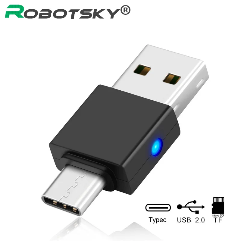 USB Type C Card Reader Type-C Male to USB2.0 Female Converter USB-C OTG Adapter Cable For OTG Phone Tablet Macbook
USB Type C Card Reader Type-C Male to USB2.0 Female Converter USB-C OTG Adapter Cable For OTG Phone Tablet Macbook