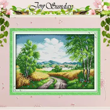 Country Road Patterns Counted Cross Stitch 11CT 14CT Cross Stitch Set Wholesale Scenery Cross-stitch Kits Embroidery Needlework
Country Road Patterns Counted Cross Stitch 11CT 14CT Cross Stitch Set Wholesale Scenery Cross-stitch Kits Embroidery Needlework