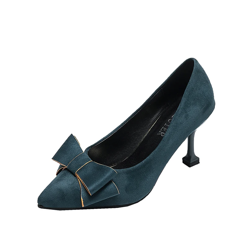 Autumn new women's single shoes Korean fashion pointed suede high heels wild casual work shoes
Autumn new women's single shoes Korean fashion pointed suede high heels wild casual work shoes