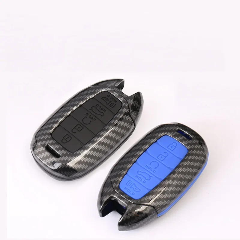 Carbon Fiber ABS Silicone Car Key Case For Hyundai KONA Encino Ix35 Grandeur Ig Accent Santa Fe Palisade 2018 2019 cover
Carbon Fiber ABS Silicone Car Key Case For Hyundai KONA Encino Ix35 Grandeur Ig Accent Santa Fe Palisade 2018 2019 cover