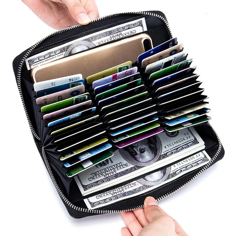 Fashion Genuine Cow Leather Wallet Unisex Large Capacity Cards Cash Container Phone Bag Long Purse luxury brand men clutch bags
Fashion Genuine Cow Leather Wallet Unisex Large Capacity Cards Cash Container Phone Bag Long Purse luxury brand men clutch bags
