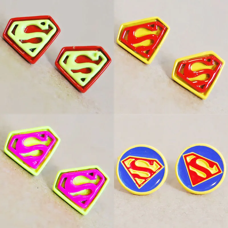 IVYYE Superman Logo Fashion Anime Cartoon Earring Cute Animal Stud Earrings Women Girls Kids Jewelry Birthday New Gift
IVYYE Superman Logo Fashion Anime Cartoon Earring Cute Animal Stud Earrings Women Girls Kids Jewelry Birthday New Gift