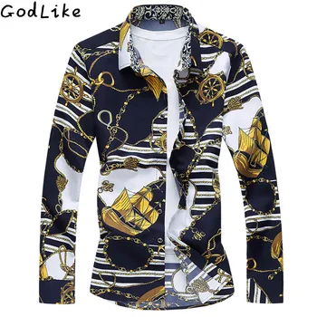 Men's Flower Shirt 2019 Autumn Fashion Print Long Sleeve Shirts Men High Quality Luxury Mens Casual Shirt Work Office Shirts 7XL
Men's Flower Shirt 2019 Autumn Fashion Print Long Sleeve Shirts Men High Quality Luxury Mens Casual Shirt Work Office Shirts 7XL