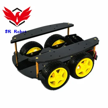 4WD Four Wheel Drive Robot Chassis Smart Car for Arduino DIY Car Kit
4WD Four Wheel Drive Robot Chassis Smart Car for Arduino DIY Car Kit