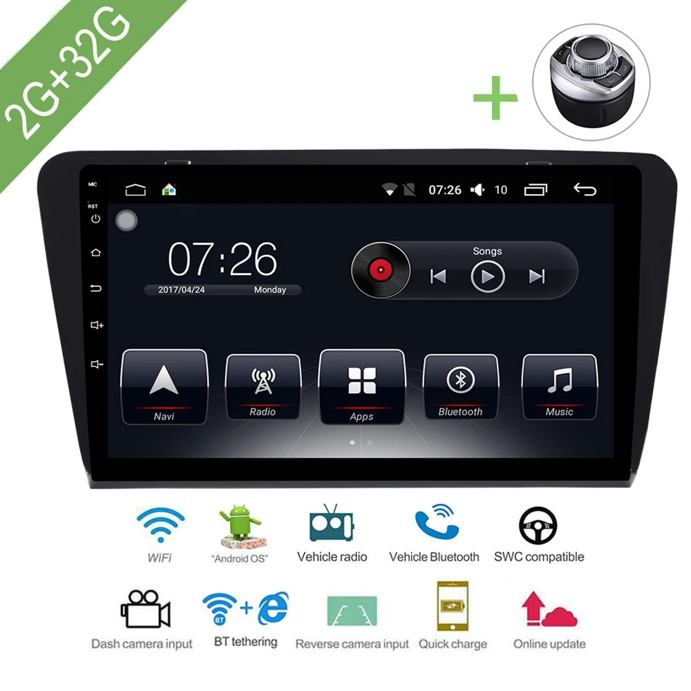 Car Multimedia player 1 Din Android 7.1 Car DVD For VW/Volkswagen Skoda Octavia A7 10.1" 2G/32G touch screen Car Radio GPS
Car Multimedia player 1 Din Android 7.1 Car DVD For VW/Volkswagen Skoda Octavia A7 10.1" 2G/32G touch screen Car Radio GPS