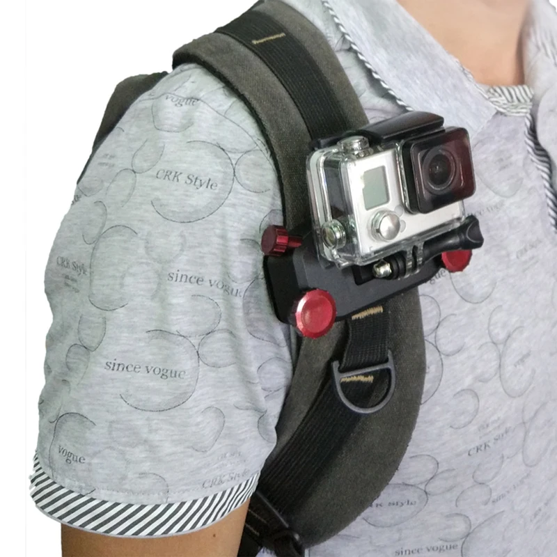 Nylon Backpack clip Waist Belt Button Mount Buckle Clip Adapter for Gopro Hero6543XiaomiYISJCAM Action Camera Accessories (7)