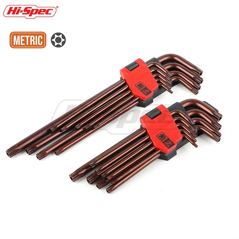 Hi-Spec Prefessional 9pc Tamper Torx Allen Key Metric S2 Long Medium Hex Keys Torque Wrench Spanner Set Hexagonal Key Set
Hi-Spec Prefessional 9pc Tamper Torx Allen Key Metric S2 Long Medium Hex Keys Torque Wrench Spanner Set Hexagonal Key Set