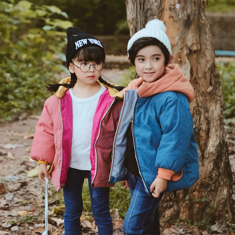 Children bread clothes new 2018 autumn winters polyester hooded zipper casual boys girls down male female cotton-padded jacket
Children bread clothes new 2018 autumn winters polyester hooded zipper casual boys girls down male female cotton-padded jacket