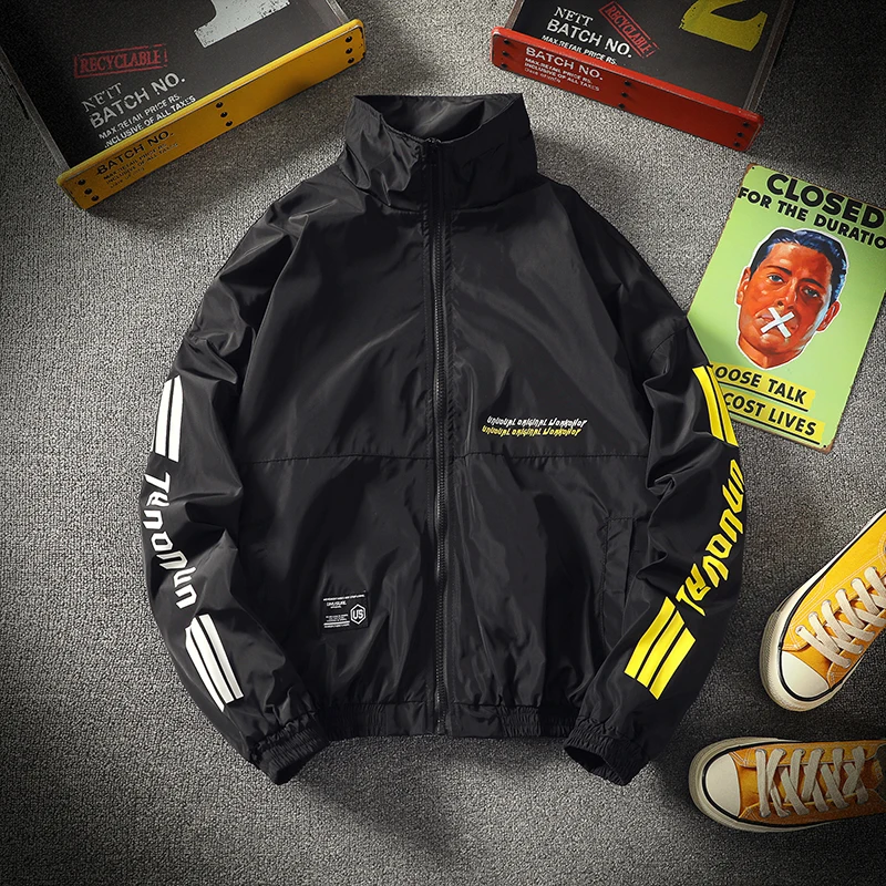 2019 Spring New Men's Bomber Zipper Jacket Male Casual Streetwear Hip Hop Slim Fit Pilot Coat Men Clothing Plus Size S-5XL
2019 Spring New Men's Bomber Zipper Jacket Male Casual Streetwear Hip Hop Slim Fit Pilot Coat Men Clothing Plus Size S-5XL