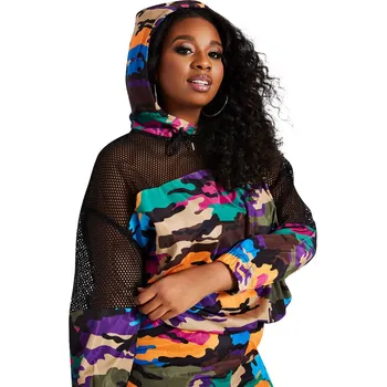 Fashion 2019 Plus Size Two Piece Set Women Tracksuits Camouflage Hoodies And Pant Sets Mesh Sexy Sweat Suit Matching Sets
Fashion 2019 Plus Size Two Piece Set Women Tracksuits Camouflage Hoodies And Pant Sets Mesh Sexy Sweat Suit Matching Sets