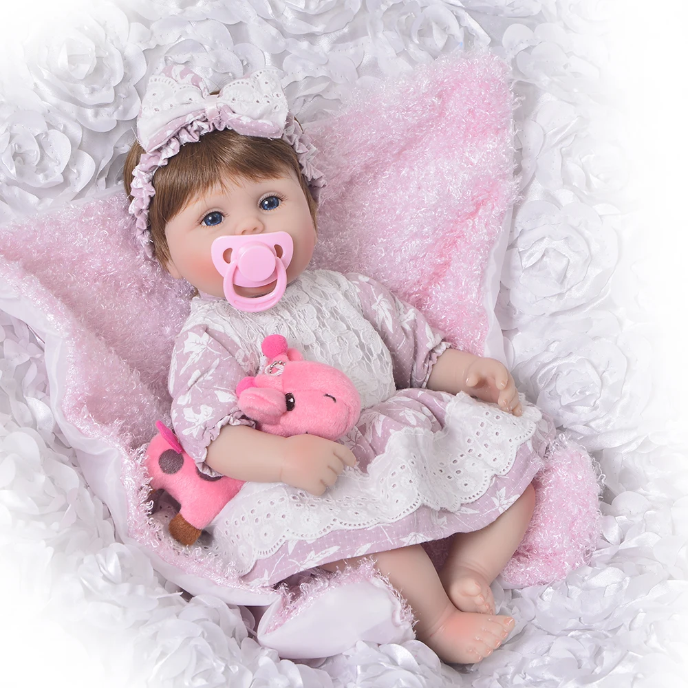 17inch Soft Silicone Reborn Dolls lol reborn-baby collectible Dolls sleeping infant toddler Kids Real touch bebe Xmas gift toys
17inch Soft Silicone Reborn Dolls lol reborn-baby collectible Dolls sleeping infant toddler Kids Real touch bebe Xmas gift toys