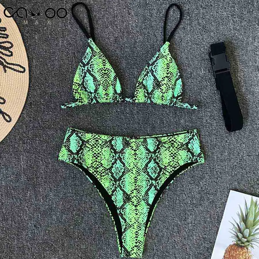 High Waist Bikini With Belt NEW 2019 Sexy Two-Pieces Swimwear Women Snake Pattern Bikini set Bandage Swimsuit Bathing Suit
High Waist Bikini With Belt NEW 2019 Sexy Two-Pieces Swimwear Women Snake Pattern Bikini set Bandage Swimsuit Bathing Suit