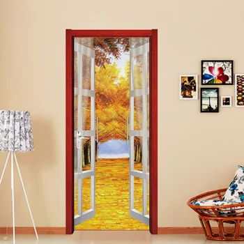 Golden Autumn Fallen Leaves Fake Window Wallpaper Mural Living Room Bedroom Door Decoration Stickers Modern Home Decor
Golden Autumn Fallen Leaves Fake Window Wallpaper Mural Living Room Bedroom Door Decoration Stickers Modern Home Decor