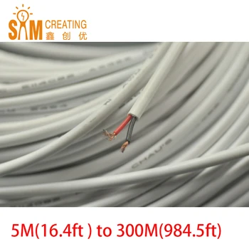 White Jacketed LED Extension Cable Wire Cord 2Pin Line Free Cutting 22AWG for led strips single color 3528 5050 Strip Lighting
White Jacketed LED Extension Cable Wire Cord 2Pin Line Free Cutting 22AWG for led strips single color 3528 5050 Strip Lighting