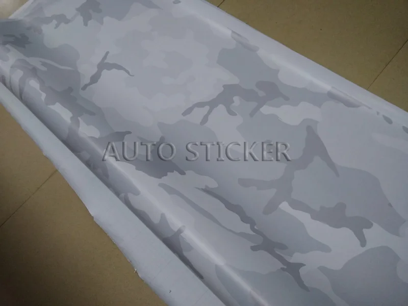 light color camo vinyl car wrap 55