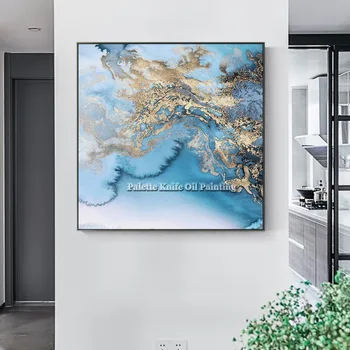 Modern Abstract Gold Blue Print Wave Paintings Wall Art Prints on Canvas Cuadros Decoracion for Living Room Wall Decoracion
Modern Abstract Gold Blue Print Wave Paintings Wall Art Prints on Canvas Cuadros Decoracion for Living Room Wall Decoracion