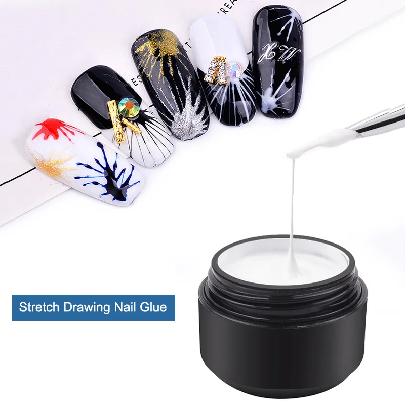Nail Polish Glue Gel Art Creative Painting Non-toxic Long Lasting Manicure Fashion Tool Nail Art Stretch Drawing Glue
Nail Polish Glue Gel Art Creative Painting Non-toxic Long Lasting Manicure Fashion Tool Nail Art Stretch Drawing Glue