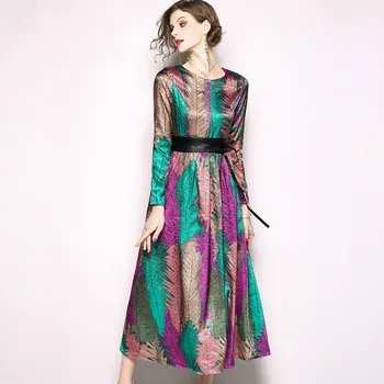 SunnyYeah Autumn Print Dress Women Casual 2018 New Vintage Long Dress Female Slim Party Maxi Dresses robe longue vestidos
SunnyYeah Autumn Print Dress Women Casual 2018 New Vintage Long Dress Female Slim Party Maxi Dresses robe longue vestidos