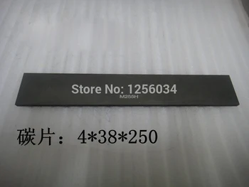 10 pieces vane for Printing parts Pump carbon sheet 4*38*250 Pump carbon graphite sheet