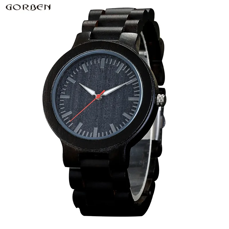 GORBEN New Fashion Designer Mens Wood Watch Metal Dial Wood Watch Full Wooden Quartz Watch Handmade Wristwatches Gifts Christmas
GORBEN New Fashion Designer Mens Wood Watch Metal Dial Wood Watch Full Wooden Quartz Watch Handmade Wristwatches Gifts Christmas