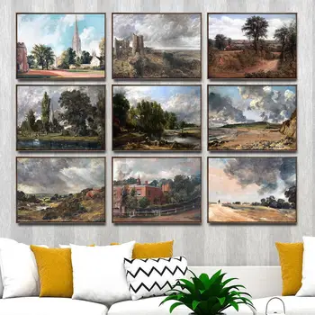 Home Decoration Art Wall Pictures Fro Living Room Poster Print Canvas Paintings England John Constable Scenery of Harps
Home Decoration Art Wall Pictures Fro Living Room Poster Print Canvas Paintings England John Constable Scenery of Harps