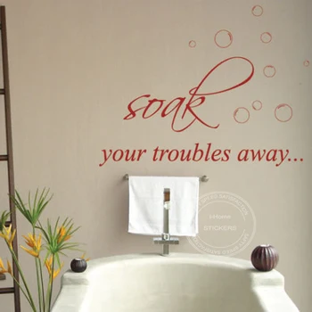 Lettering Bathroom Vinyl Decal Sticker Wall Quote Art Wall Stickers Home Decoration Large Size 110 x 65 CM
Lettering Bathroom Vinyl Decal Sticker Wall Quote Art Wall Stickers Home Decoration Large Size 110 x 65 CM