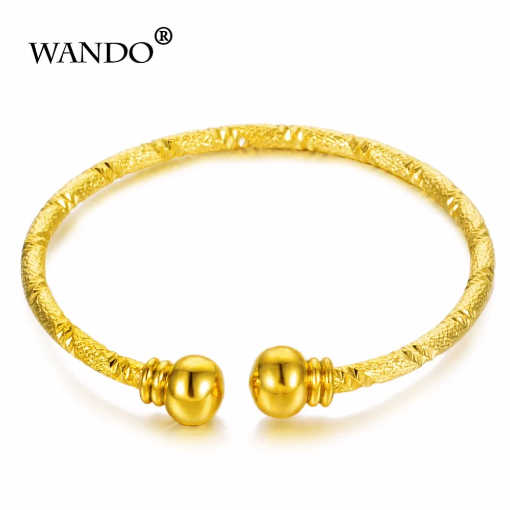 WANDO Small Bangle for Girls/Baby Gold Color Charm Beads Bracelet Small Bell/Heart Jewelry Child Party Gifts b59
WANDO Small Bangle for Girls/Baby Gold Color Charm Beads Bracelet Small Bell/Heart Jewelry Child Party Gifts b59