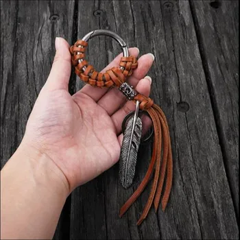 Handmade vintage leather keychain keyfob keyring key holder cute car accessories gift for boyfriend porte clef mens jewelry
Handmade vintage leather keychain keyfob keyring key holder cute car accessories gift for boyfriend porte clef mens jewelry