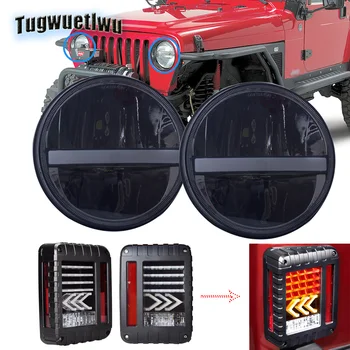 New 7inch LED Headlights drl turn signal headlight tail lights Reverse Brake Running Stop Lamps for Jeep Wrangler JK 2007-2017
New 7inch LED Headlights drl turn signal headlight tail lights Reverse Brake Running Stop Lamps for Jeep Wrangler JK 2007-2017