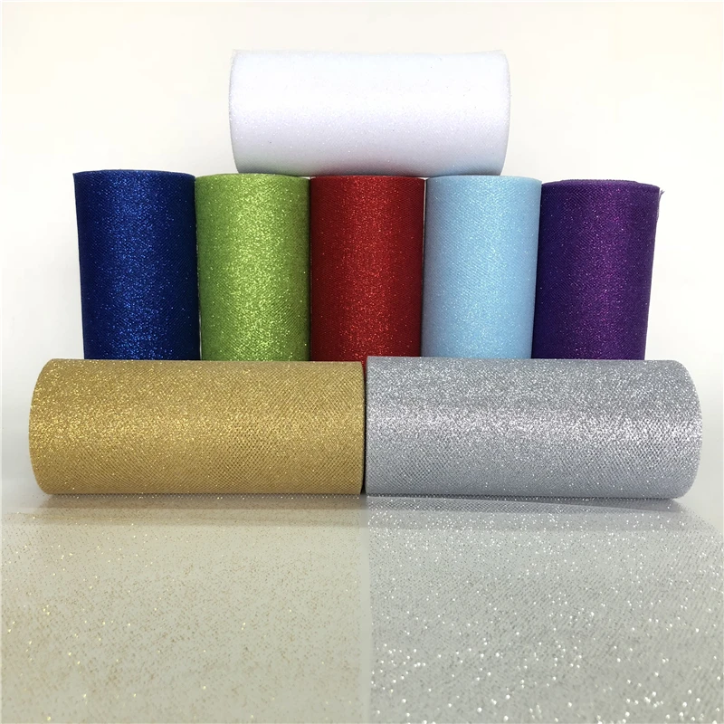 15cm 25Yards Glitter Tulle Roll Sparkly Glitter Sequin Organza Mesh DIY Party Crafts Tutu Skirt Wedding Birthday Party Supplies
15cm 25Yards Glitter Tulle Roll Sparkly Glitter Sequin Organza Mesh DIY Party Crafts Tutu Skirt Wedding Birthday Party Supplies