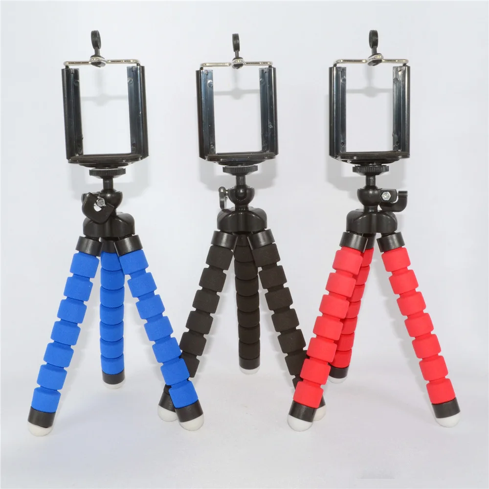 Flexible Octopus Sponge Tripod for Mobile Phone Smartphone with Phone Clip Screw Mount Adapter Tripod for DSLR Mount Camera
Flexible Octopus Sponge Tripod for Mobile Phone Smartphone with Phone Clip Screw Mount Adapter Tripod for DSLR Mount Camera