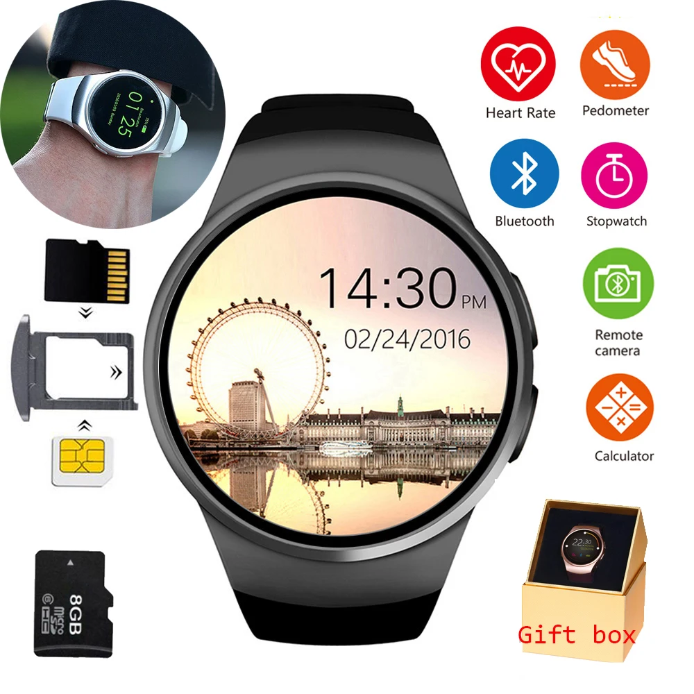 Bluetooth smart watch full screen Support SIM TF Card 2019new Smartwatch Phone Heart Rate for apple gear s2 pk huawei xiaomi
Bluetooth smart watch full screen Support SIM TF Card 2019new Smartwatch Phone Heart Rate for apple gear s2 pk huawei xiaomi