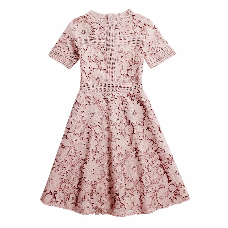 PERHAPS U pink white black blue lace o neck short sleeve zipper mini dress straight summer elegant solid D0405
PERHAPS U pink white black blue lace o neck short sleeve zipper mini dress straight summer elegant solid D0405