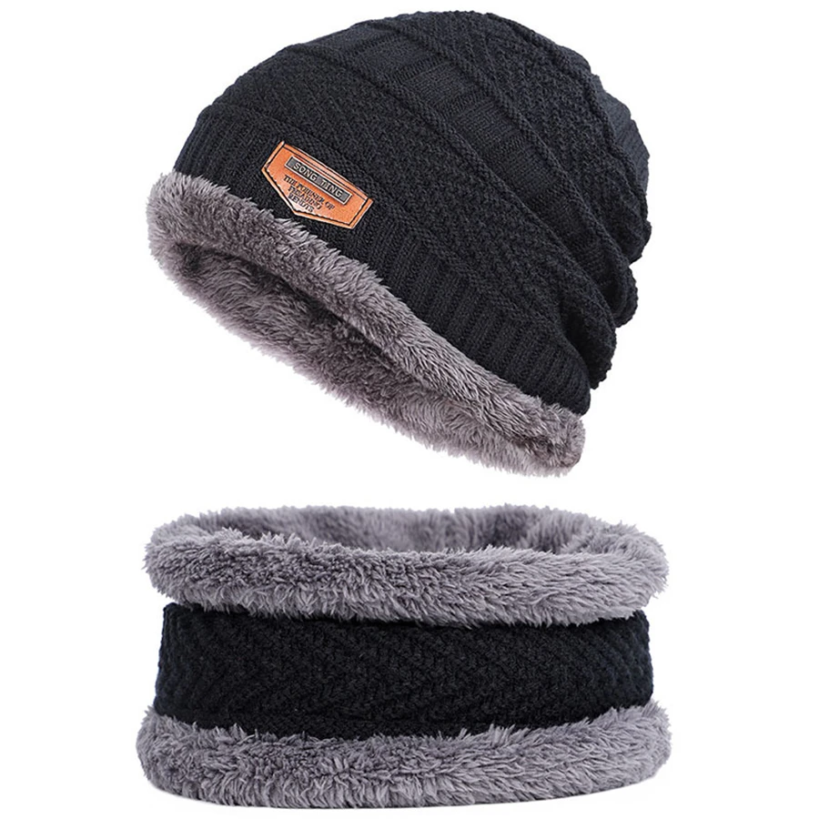 

2024 New Winter Knit Hats Women Thick Warm Beanies Hat Men Riding Outdoor Beanie Skullies Hats Unisex knitted Bonnet winter Cap