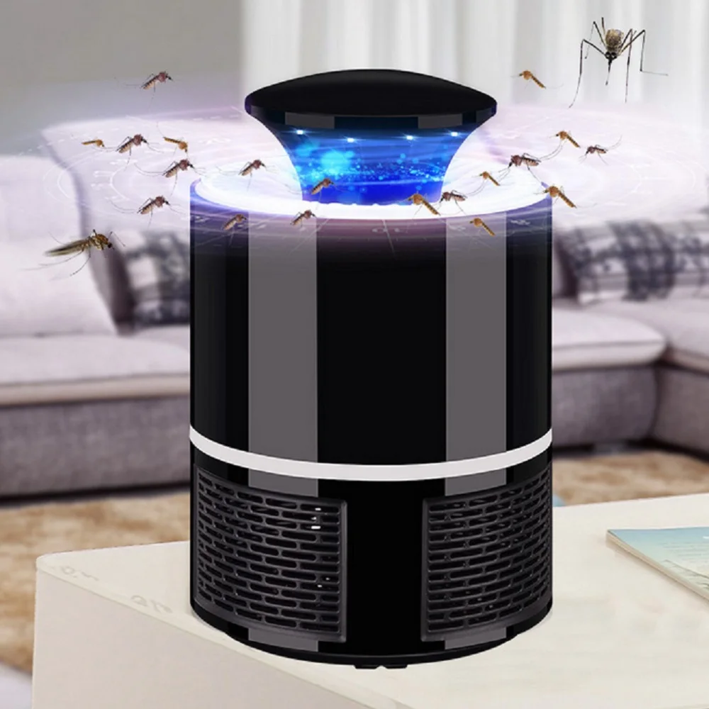Behogar Electric Photocatalyst USB Mosquito Killer lamp Bug Insect Lights Anti Moustique Killing Trap Repellent | Дом и сад