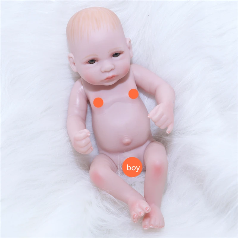 11 inch 28cm Full Silicone Reborn Baby Dolls Lifelike Real Touch Dolls Mini Bebe Reborn Babies Boy Toys for Early Education
11 inch 28cm Full Silicone Reborn Baby Dolls Lifelike Real Touch Dolls Mini Bebe Reborn Babies Boy Toys for Early Education