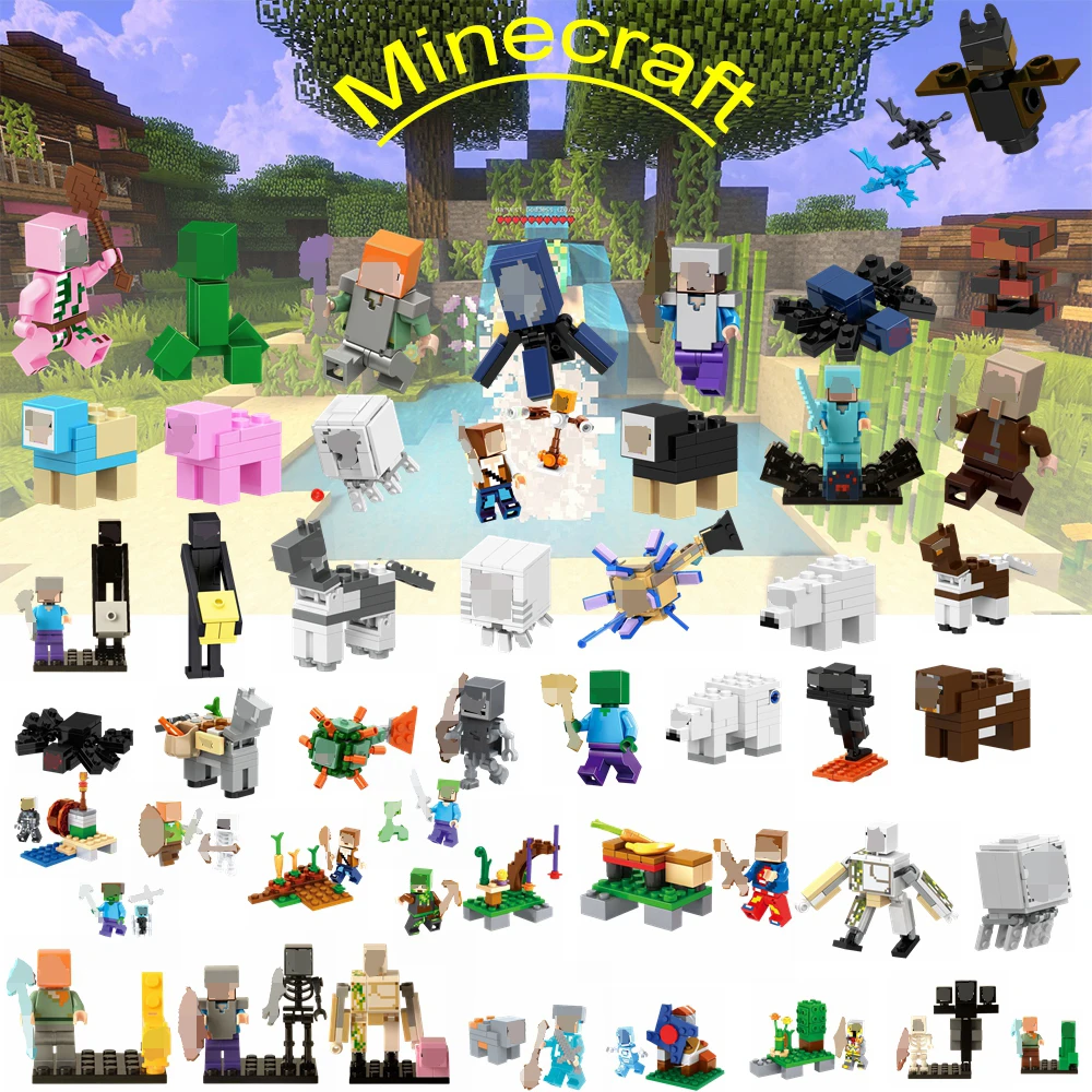 Donkey Legoing Minecraft Single Sale Animal Figures Bilding Blocks Funny Educational Toys Compatible Legoings Minecrafts Blocks
Donkey Legoing Minecraft Single Sale Animal Figures Bilding Blocks Funny Educational Toys Compatible Legoings Minecrafts Blocks