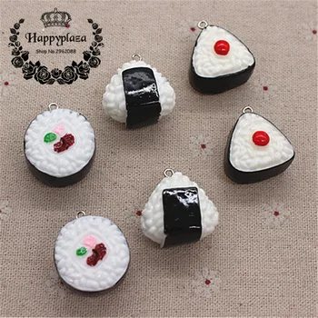 6pcs Cute 3D Resin Sushi Simulation Miniature Japan Food Art Charm DIY Craft Decoration,about 25mm
6pcs Cute 3D Resin Sushi Simulation Miniature Japan Food Art Charm DIY Craft Decoration,about 25mm
