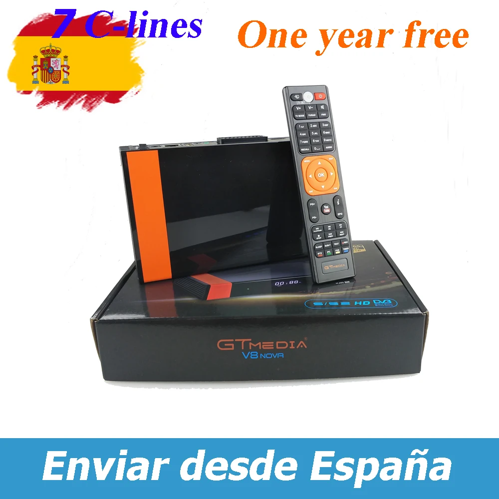 Receptor Gtmedia V8 Nova built-in WIFI power by freesat v8 super DVB-S2 Europe Cline for 3 Years TV Box Same as V9 Super
Receptor Gtmedia V8 Nova built-in WIFI power by freesat v8 super DVB-S2 Europe Cline for 3 Years TV Box Same as V9 Super