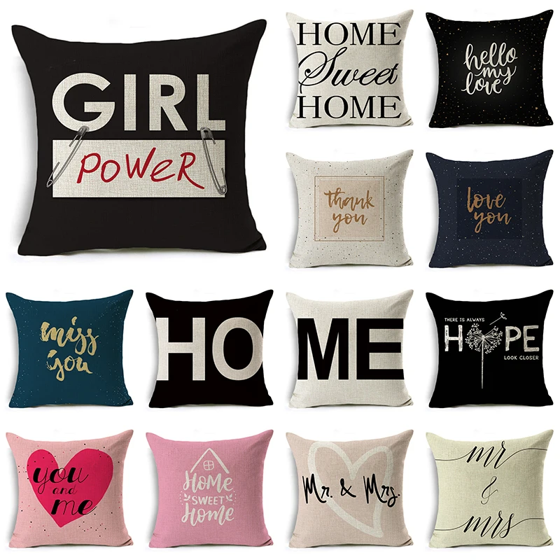 WZH Home&English Text Element Cushion Cover 45x45cm Linen Decorative Pillow Cover Sofa Bed Pillow Case
WZH Home&English Text Element Cushion Cover 45x45cm Linen Decorative Pillow Cover Sofa Bed Pillow Case