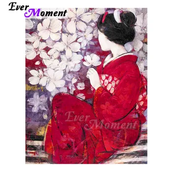 Ever Moment Diamond Painting Japanese Woman Cherry Blossoms Wall Decoration Cross Stitch Diamond Embroidery Rhinestone 3F1543
Ever Moment Diamond Painting Japanese Woman Cherry Blossoms Wall Decoration Cross Stitch Diamond Embroidery Rhinestone 3F1543