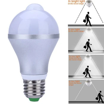 9W LED PIR Motion Sensor Lamp LED Bulb Smart LED PIR Light Sound Light E27 Motion Sensor Light
9W LED PIR Motion Sensor Lamp LED Bulb Smart LED PIR Light Sound Light E27 Motion Sensor Light