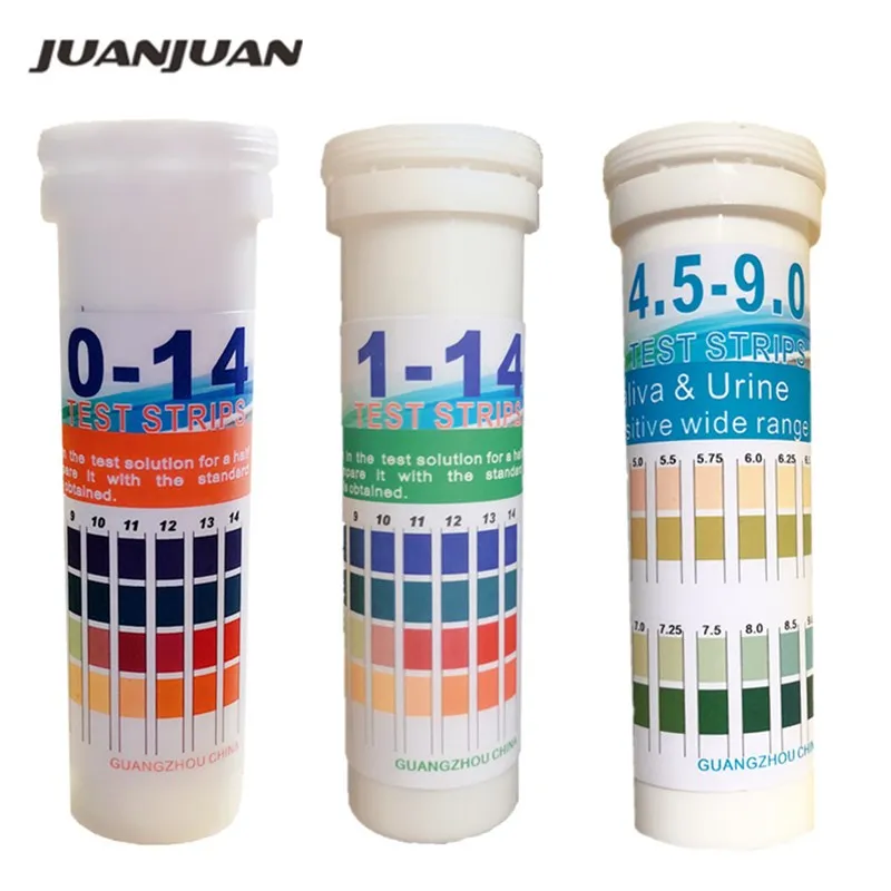 10Set Universal Cylinder Barrel 150 Strips pH Test Paper Strips for Test Body Acid Full Range (pH 1-14/0-14/4.5-9.0) 22%Off
10Set Universal Cylinder Barrel 150 Strips pH Test Paper Strips for Test Body Acid Full Range (pH 1-14/0-14/4.5-9.0) 22%Off