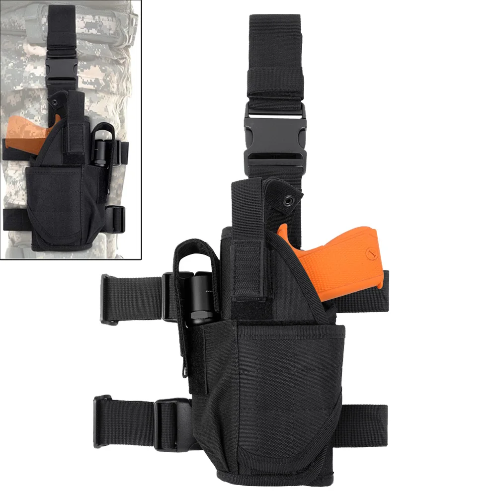 Tactical Drop Leg Gun Holster Pouch Universal Airsoft Pistol Gun Holder Leg Pouch Right Left Handed Strap Holster Bag
Tactical Drop Leg Gun Holster Pouch Universal Airsoft Pistol Gun Holder Leg Pouch Right Left Handed Strap Holster Bag