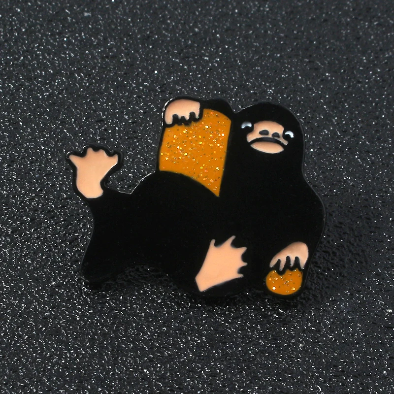 Movie HP Fantastic Beasts and Where to Find Them Brooches Black Enamel Pins Cute Badge for Women Men Lapel Pin Jewelry Gift
Movie HP Fantastic Beasts and Where to Find Them Brooches Black Enamel Pins Cute Badge for Women Men Lapel Pin Jewelry Gift