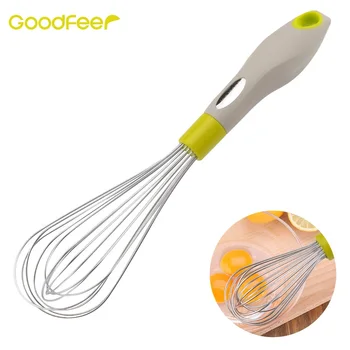 Goodfeer Stainless Steel Egg Beaters Comfortable Hand Mixer Milk Cream Butter Whisk Stirring Cooking Hung Up Kitchen Gadgets
Goodfeer Stainless Steel Egg Beaters Comfortable Hand Mixer Milk Cream Butter Whisk Stirring Cooking Hung Up Kitchen Gadgets