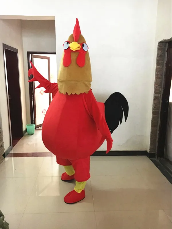 Chicken Mascot Adult Size Cartoon Character Cock Costume Halloween Fancy Dress Christmas Cosplay for Halloween Party Event 
Chicken Mascot Adult Size Cartoon Character Cock Costume Halloween Fancy Dress Christmas Cosplay for Halloween Party Event